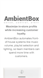 Mobile Screenshot of ambientbox.com