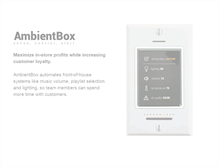 Tablet Screenshot of ambientbox.com